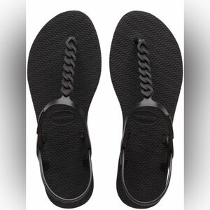 Havaianas Women's Black Chain Sandals
